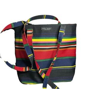 Kate Spade Multicolor Striped Tote